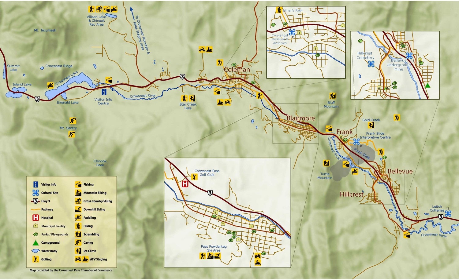 Area Maps Crowsnest Pass